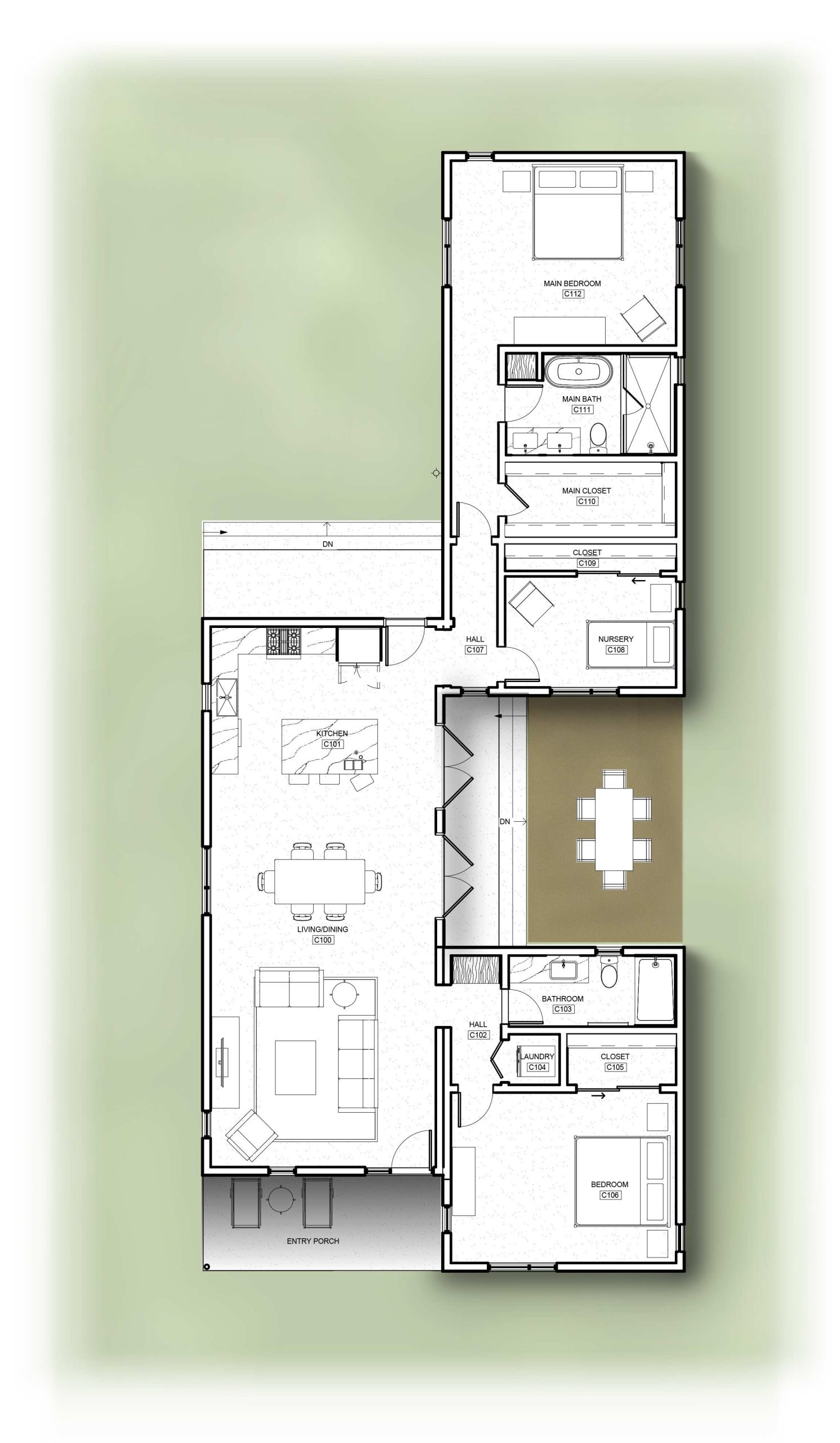 STANDARD C – GREEN BG