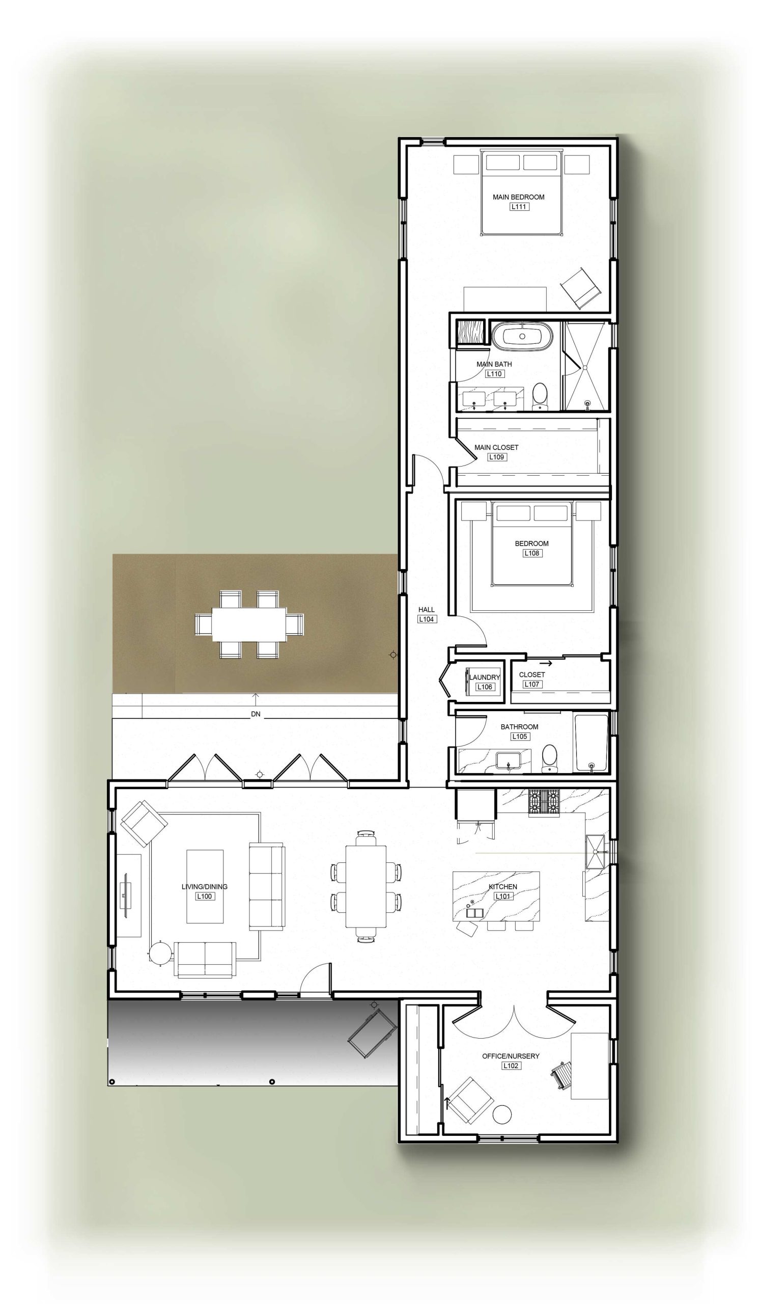 STANDARD L – GREEN BG