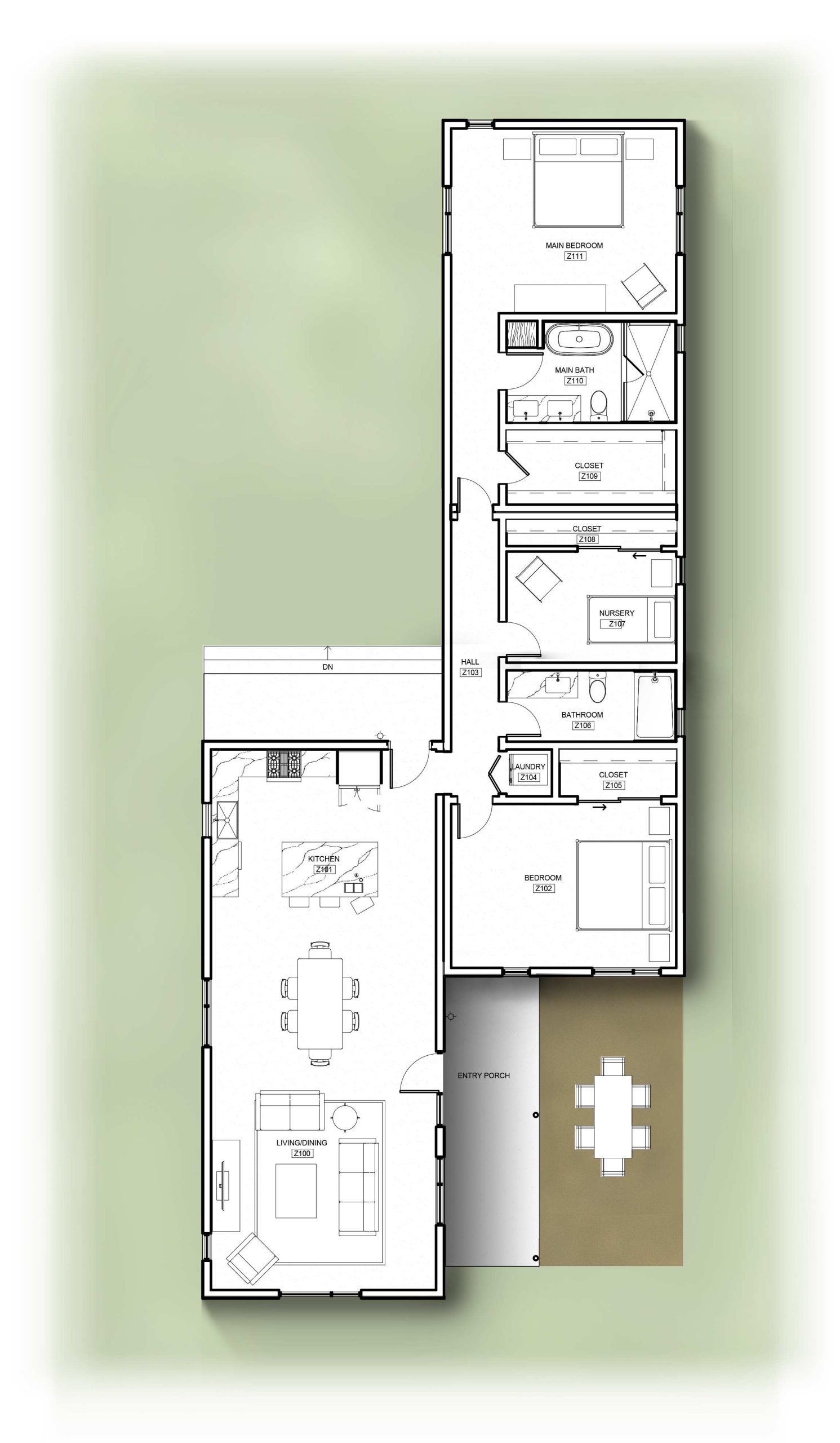 STANDARD Z – GREEN BG